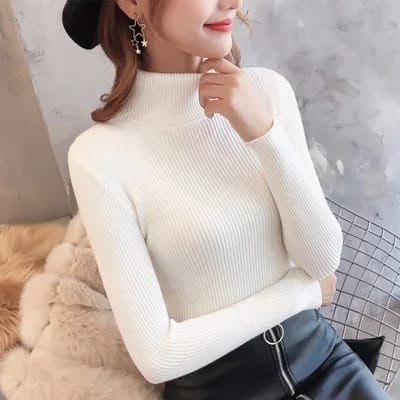 Women Long Sleeve Turtle Neck Sweater, Warm Sweater For Women, Casual Long Sleeve Fleece Pullover Sweater Women Long Sleeve Turtle Neck Sweater, Warm Sweater For Women, Casual Long Sleeve Fleece Pullover Sweater